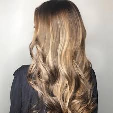 The hair is a golden blonde with subtle darker strawberry tones. 24 Blonde Hair Colors From Ash To Caramel Wella Professionals