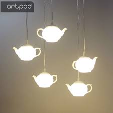 Modern led outdoor lanterns & strings. Artpad Modern Art Decorative Teapot Pendant Light Lamps Exterior Dining Room Bar Hotel Acrylic Led Hanging Lamp Pendant Lighting Pendant Lights Aliexpress