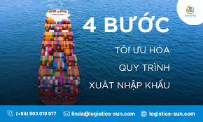 4 Bước tối ưu hóa quy trình xuất nhập khẩu cho doanh nghiệp - Logsun Global  Logistics