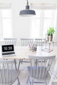 33 Reasons To Diy Painted Kitchen Chairs Domino White Dining Room Scandinavian Dining Room Dining Chairs