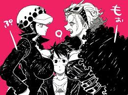 Fem Trafalgar D Water Law Fem Eustass Kid Monkey D Luffy One Piece One Piece Comic Anime One Piece Anime