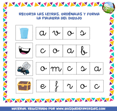 Cuadernillo Forma Palabras Con Letras Desordenadas Forma Palabras Formar Palabras Con Letras Actividades De Lectura Preescolar