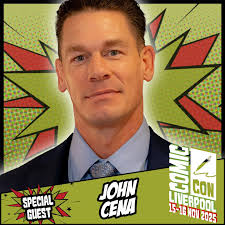 less than 2 weeks until the most unmissable unseeable guest lands for Comic  Con Liverpool , the champ will be HERE !!!!