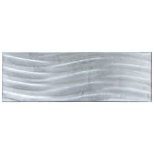 Home building glass tile kitchen backsplash idea bath shower wall decor teal blue gray wave marble interlocking pattern art mosaics tstmgt002 (10 square feet) 4.6 out of 5 stars 113 $172.80 $ 172. Jeffrey Court Alaskan Waves Gray 8 In X 24 In Glossy Glass Wall Tile 1 333 Sq Ft Each 99750 The Home Depot
