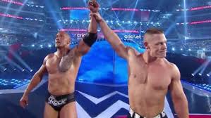 Maybe you would like to learn more about one of these? The Rock Brings Star Power And A Flamethrower To Wrestlemania 32 Entertainment Tonight