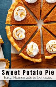 This Creamy Homemade Sweet Potato Pie Recipe Is An Ultimate Southern Classic Made Sweet Potato Pie Southern Homemade Sweet Potato Pie Sweet Potato Pies Recipes