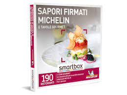 Pronta per te una gustosissima selezione di esperienze deliziose tra le quali scegliere: Cofanetto Regalo Sapori Firmati Michelin E Tavole Gourmet Smartbox