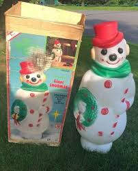 Shop today to find christmas deals at incredible prices. 1968 Vintage Christmas Blow Mold 4 Foot Frosty The Snowman By Empire 48 W Box Vintage Christmas Vintage Christmas Decorations Outdoor Christmas Decorations