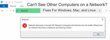 When i first set up the windows 10 machines they could see all the other computes on the network after i turned on network discovery. Can T See Other Computers On A Network Fixes For Windows Mac And Linux
