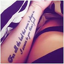 Womenstattoo Womenstattooideas Tattoo Designs Tumblr Sleeve And Quote Tattoos On Click For More Info Arm Quote Tattoos Cool Arm Tattoos Quote Tattoos Girls