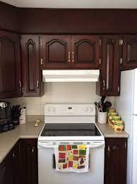 You can find gel stain at your local woodworking store or amazonother color options? General Finishes Gel Stain In Brown Mahogany This Is The One I Can Get A Rich Color With A Lighter Sha General Finishes Gel Stain Kitchen Redo Tuscan Kitchen