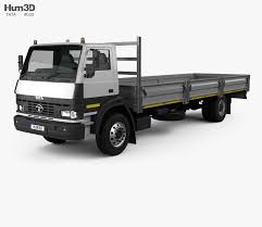 Tata Lpt 1518 Flatbed Truck 2019 3d Model From Hum3d Com
