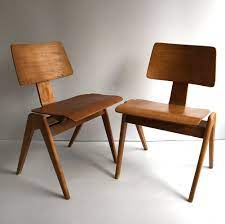 for sale pair of hillestak chairs by robin day for hille c 1950 midcentury modern dining chairs upholstered swivel chairs wooden dining room chairs