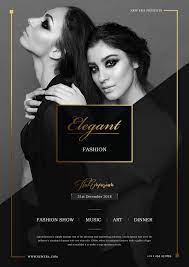 Free Elegant Fashion Flyer Template 600 Fashion Poster Design Poster Design Inspiration Fashion Poster