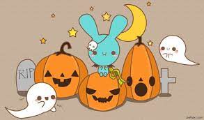 Browse millions of popular boo wallpapers and ringtones on zedge and personalize your phone to suit you. Cute Halloween Desktop Wallpaper Halloween Cute 1024x600 Wallpaper Teahub Io