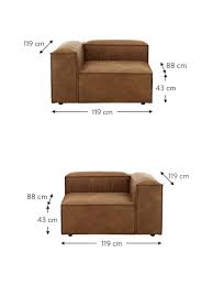 5 seater sofa leather 238x103 5x67cm ambientedirect outline sofa 2 seater leather by muuto ecksofa leder cognac kawola sofa leder 3 sitzer cognac bud maße b t h 256 121 80. Modulares Sofa Lennon 3 Sitzer In Braun Aus Recyceltem Leder Westwingnow