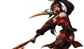 Crimson Akali Splashart Updated Png Image Png Png Images Image