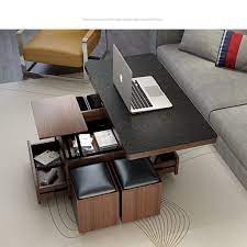 Coffee tables for any budget. Multifunction Foldable Coffee Table Liftable And Lowerable Minimalist Rectangle Mesas Centro Dinin Foldable Coffee Table Coffee Table Coffee Table With Seating