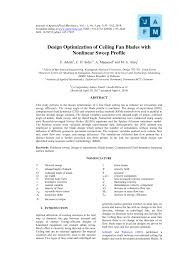 Best ceiling fan without light: Pdf Design Optimization Of Ceiling Fan Blades With Nonlinear Sweep Profile
