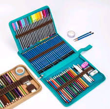 Foldable Pencil Case Organizer 3 Sizes And 3 Colors Canvas Pencil Case Colored Pencil Case Pencil Case
