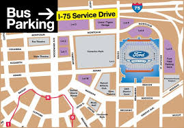 Ford Field Parking Maps Of This Map Or If These