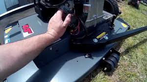 Swisher Fc11544bs 44 Finish Cut Trailing Mower Setup Cranking And Cutting Youtube
