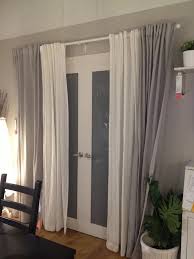 kitchen sliding glass door curtains