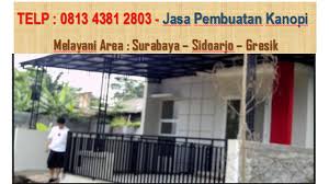 Kanopi polly carbonate atau spandek baja ringan. Pin Di Telp Wa 0813 4381 2803 Harga Atap Kanopi