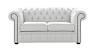 Italian White Leather Sofa