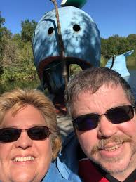 One of my favorites, the Golden Driller! In Tulsa OK at the expo center,  created for the International Petroleum Exposition.