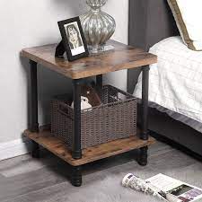 Industrial Side Table In 2021 Industrial Side Table Table Decor Living Room Living Room Side Table