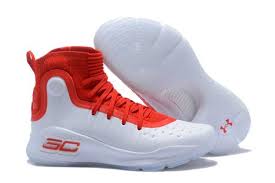 This is curry's fourth signature shoe. 2018 Under Armour Ua Curry 4 Red Basketball Shoes White Basketball Shoes Jordan Shoes Outlet