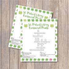 Next monday (march 17th) is saint patrick's day, so here's a crossword based on vocabulary associated with ireland's national day. St Patrick S Day Crossword Puzzle Everyday Party Magazine
