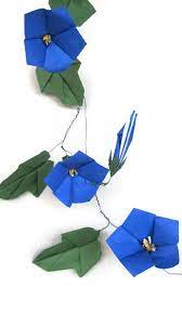 Origami Morning Glory Origami Flowers Origami Art Paper Flower Arrangements