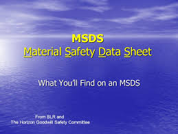 What is a material safety data sheet (msds)? Msds Material Safety Data Sheet Ppt Video Online Download