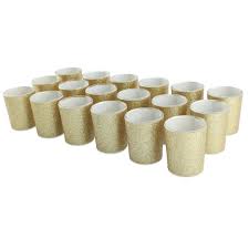 Celebrate It Occasions Votive Holders Gold Glitter