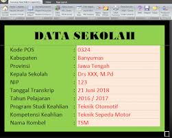 Format naskah publikasi jurnal bipa. Format Transkrip Smk Sma Mulyono