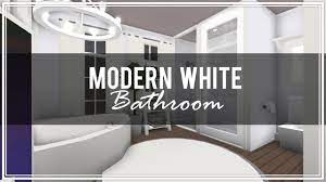 Place the shower first the line the bathtub up to it. Roblox Welcome To Bloxburg Modern White Bathroom Modern White Bathroom Luxury Bathroom Master Baths White Bathroom