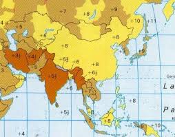 Well Marked Gsm Time Zone Gyt Time Zone World Time Zone Map