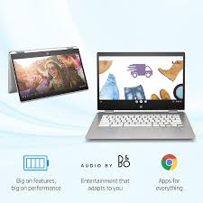 Hp Chromebook X360 14 Inch Hd Touchscreen Laptop Intel Celeron N4000 4 Gb Ram 32 Gb Emmc Chrome 14b Ca0010nr Ceramic White Mineral Silver Askhalo Live