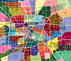 Texas City Zip Code Map Houston Zip Code Map - Free Zip Code Map - Houston Zip Code Map