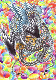 Yugioh Dragon Dragons Rainbowdragon Rainbowdarkdragon Rainbow Art Drawing