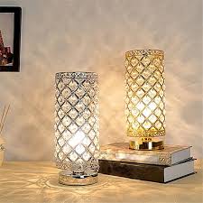 Modern led wall sconce lighting fixture lampshade frames hobby. Buy Modern Led Crystal Desk Table Lamp E27 Adjustable Bedside Nightstand Light With Eu Plug At Affordable Prices Free Shipping Real Reviews With Photos Joom