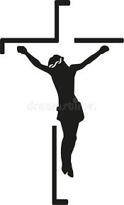 Jesus on the cross stock vector. Illustration of religion - 107175785