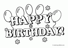 Mickey mouse birthday coloring pages. Mickey Mouse Happy Birthday Coloring Page Printable Free Printable Coloring Home