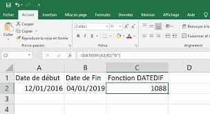Comment faire pour afficher la date du jour + heure? Excel Difference Entre Deux Dates Heures Management Financier
