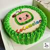 This cake topper is made from cardstock and with beautiful colorful beads. 3