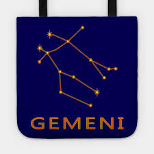 Gemini Constellation Zodiac Star Chart