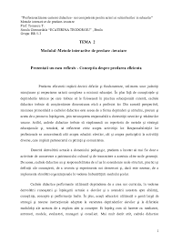 Ca toate celelalte metode de învăţare prin cooperare şi aceasta presupune următoarele avantaje: Doc Eseu Tita Tomescu Academia Edu