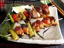 Vegan Yakitori Grilled Mock Meat On Skewers Tasty Vegan Miso Soup With Shungikurecipe Blog Wagashi Net De 2011 Recipes Vegetarian Recipes Yakitori Recipe